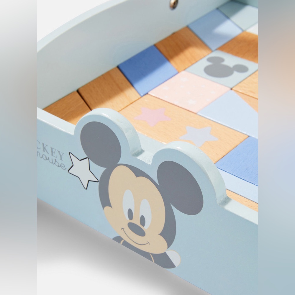 Disney's Mickey Mouse Wooden Trolley Toy - Picture 3 of 4